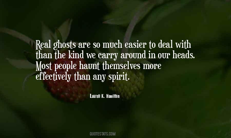 Quotes About Haunt #1240473