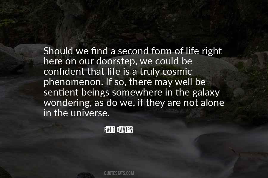 Not Alone In The Universe Quotes #1523449