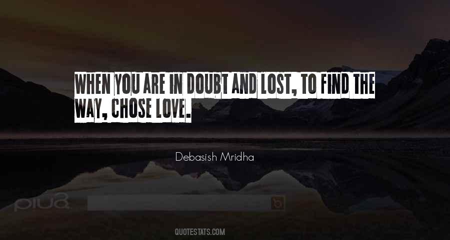 Quotes About Love And Doubt #231856