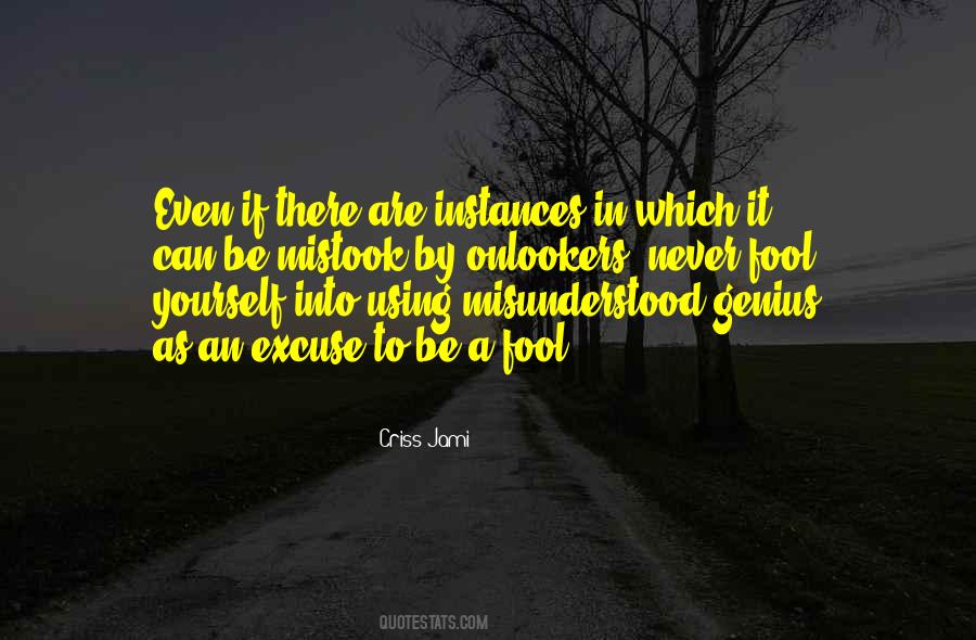 Genius Fool Quotes #1033630