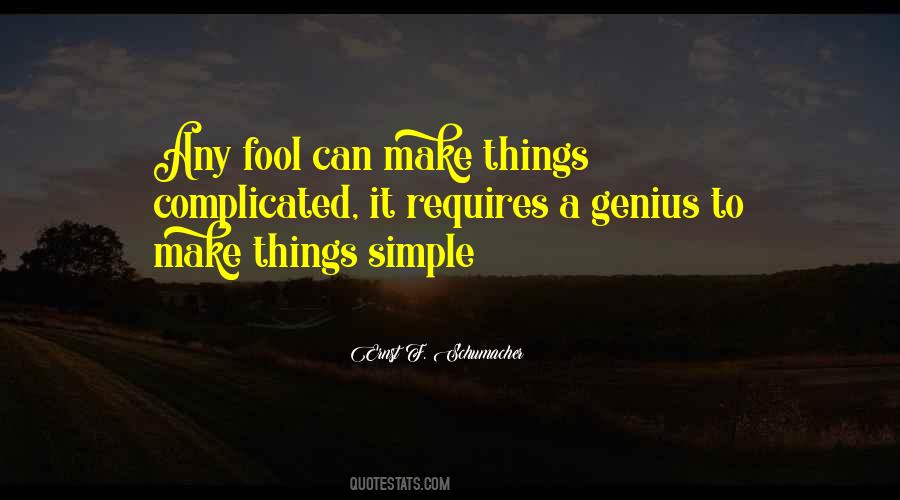 Genius Fool Quotes #1240640
