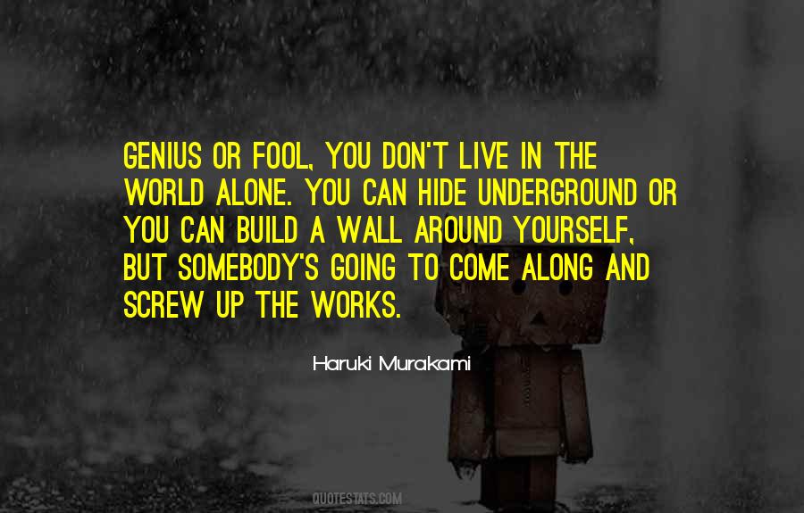 Genius Fool Quotes #754706