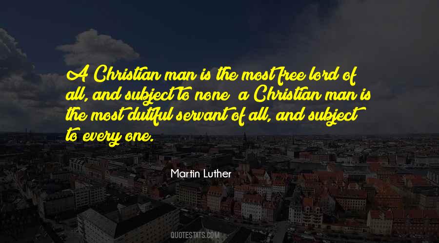 Christian Man Quotes #1064920