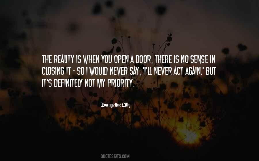 Not A Priority Quotes #987845