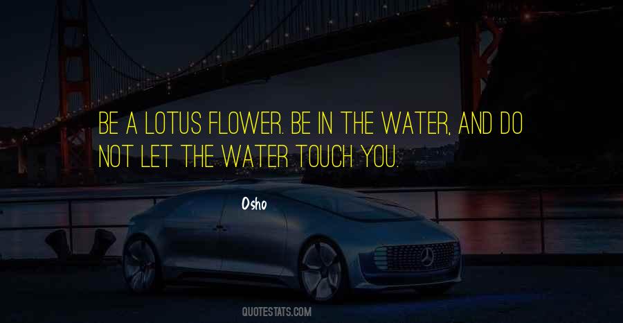 Flower In Water Quotes #847093