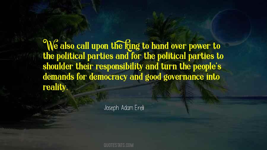 Good Democracy Quotes #11854