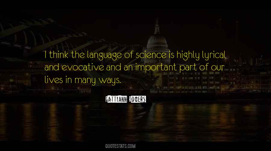 The Language Of Quotes #1275521