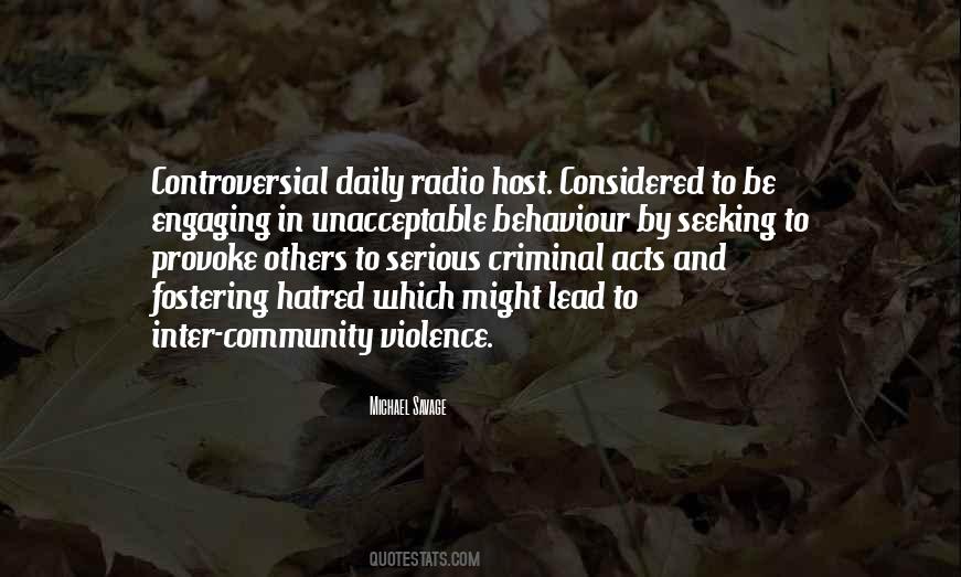 Quotes About Hatred And Violence #679052