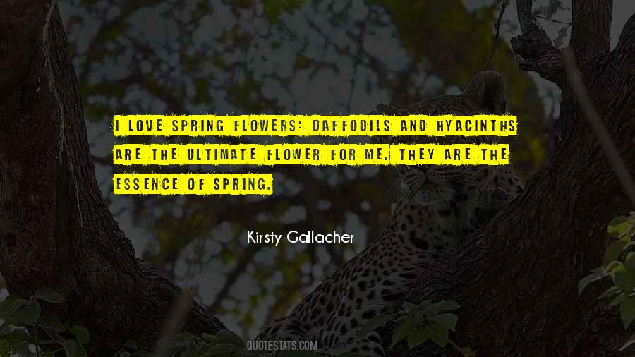 Flowers Of Spring Quotes #1614411