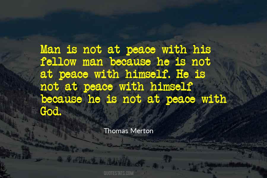At Peace With God Quotes #1484264