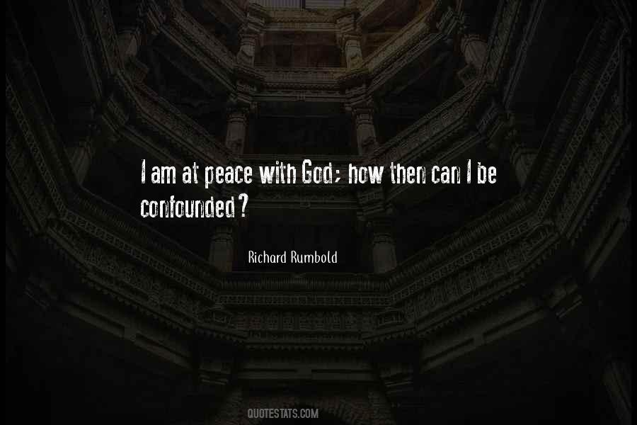 At Peace With God Quotes #1605071