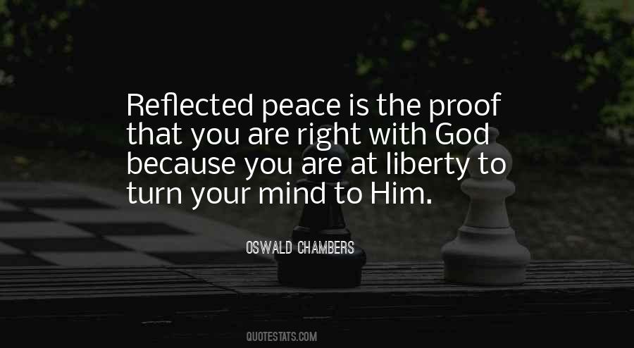 At Peace With God Quotes #208349