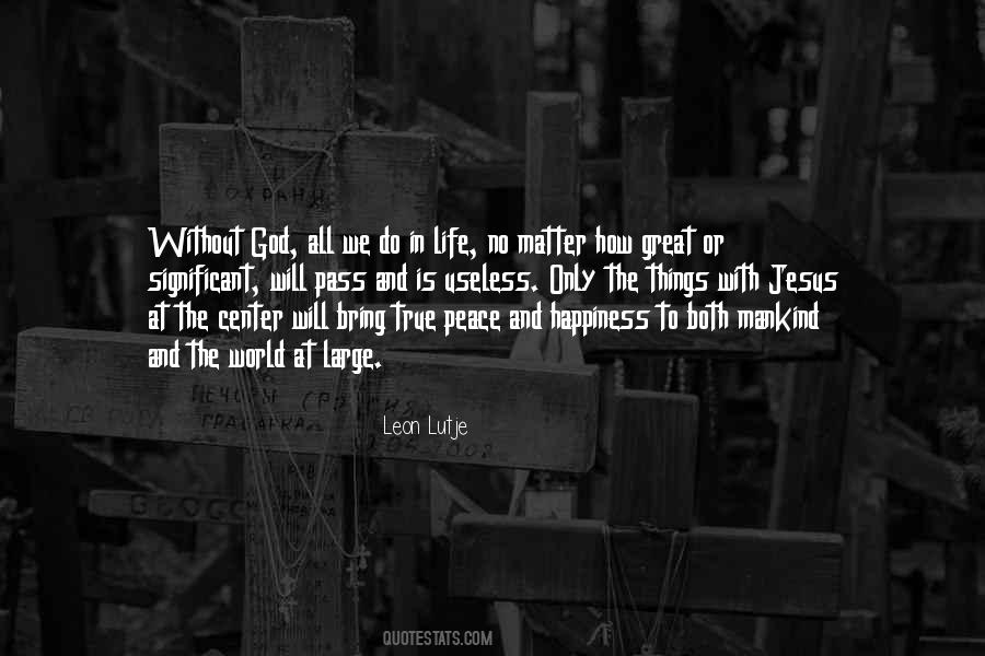 At Peace With God Quotes #469571