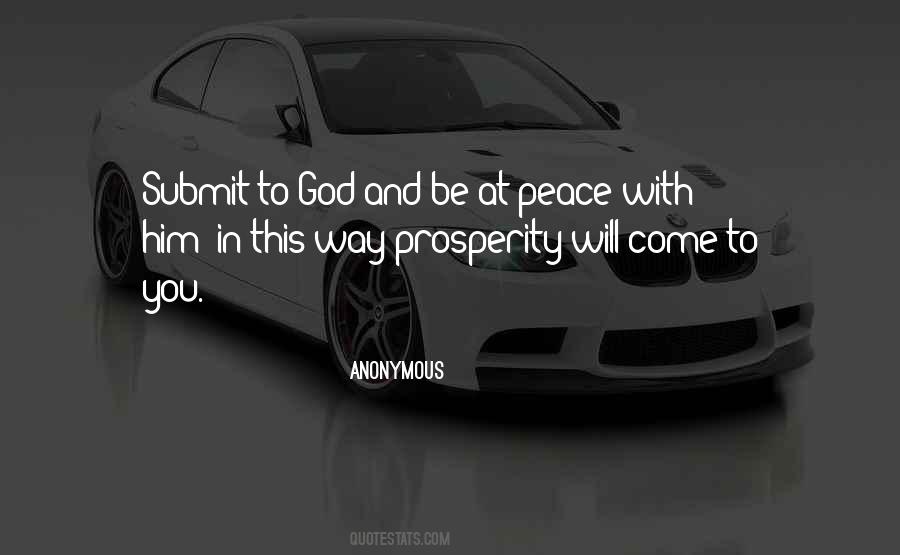 At Peace With God Quotes #863327