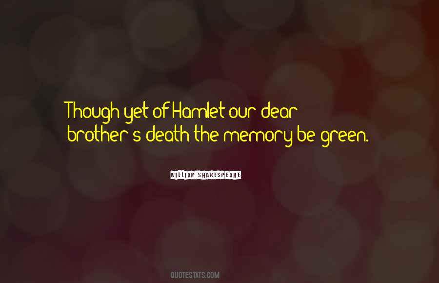 Memories Brother Quotes #383365