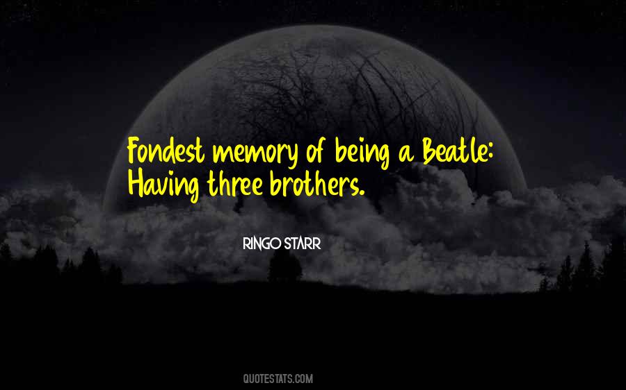 Memories Brother Quotes #793549