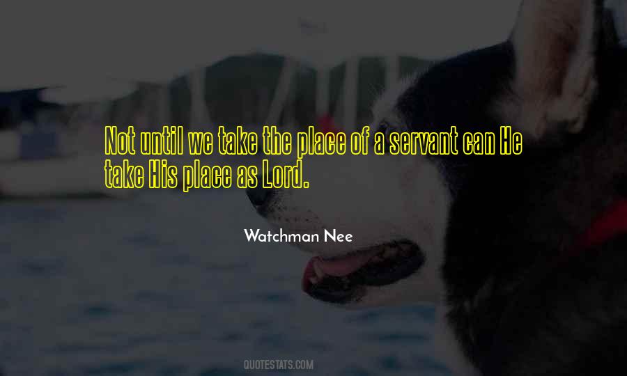 Servant Of The Lord Quotes #169108