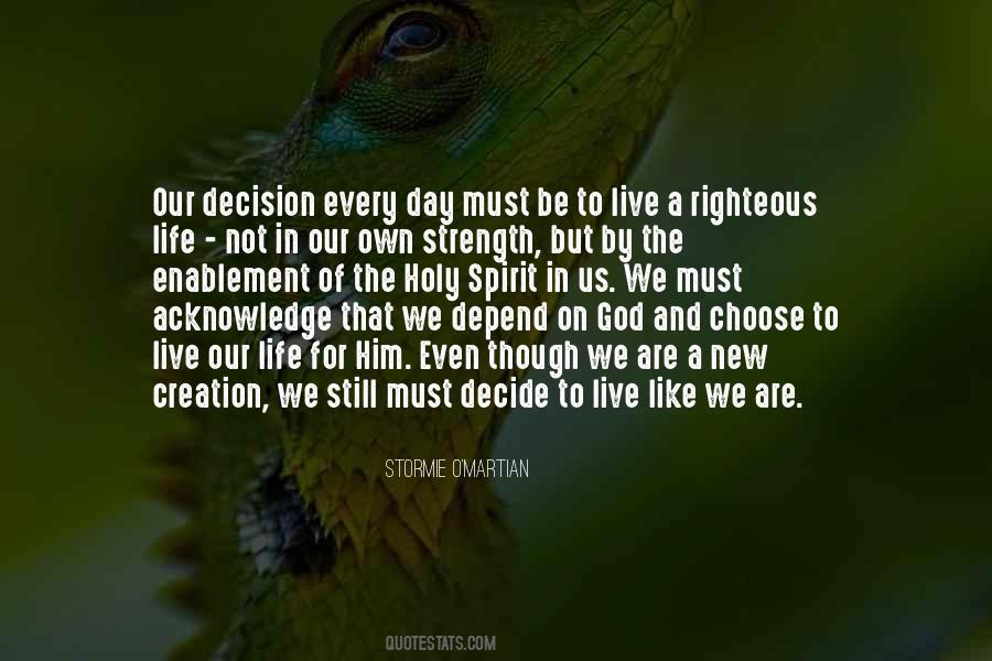 Decision Life Quotes #530448