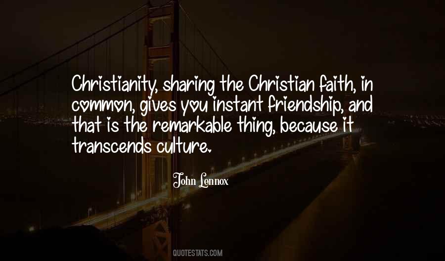 Quotes About The Christian Faith #1302178