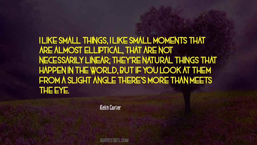 The Small Moments Quotes #1756225