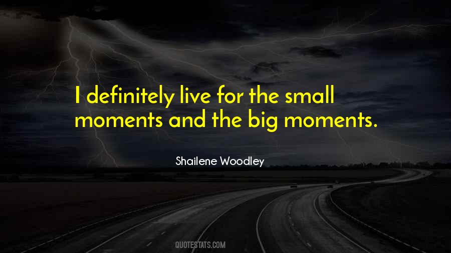 The Small Moments Quotes #315193