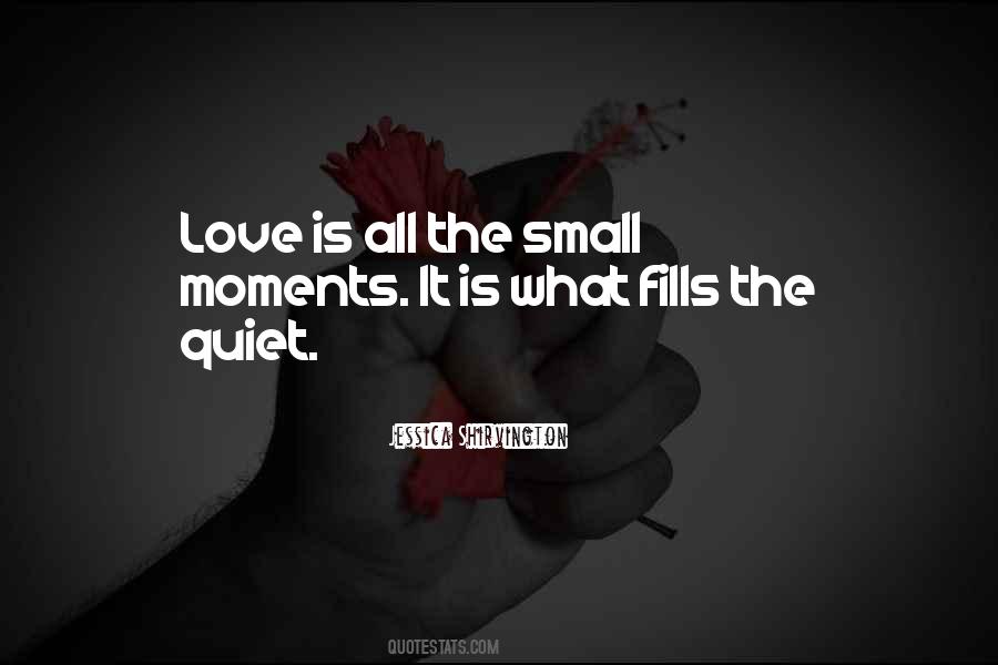 The Small Moments Quotes #393662