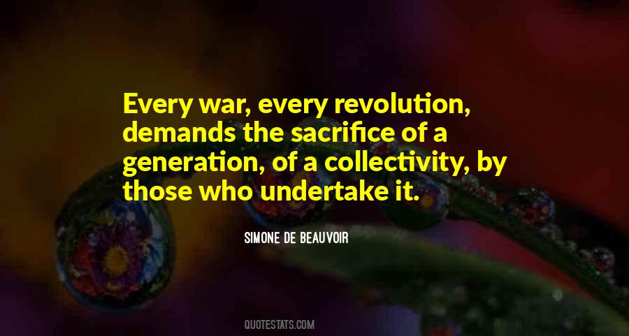 Sacrifice Of A Generation Quotes #866630