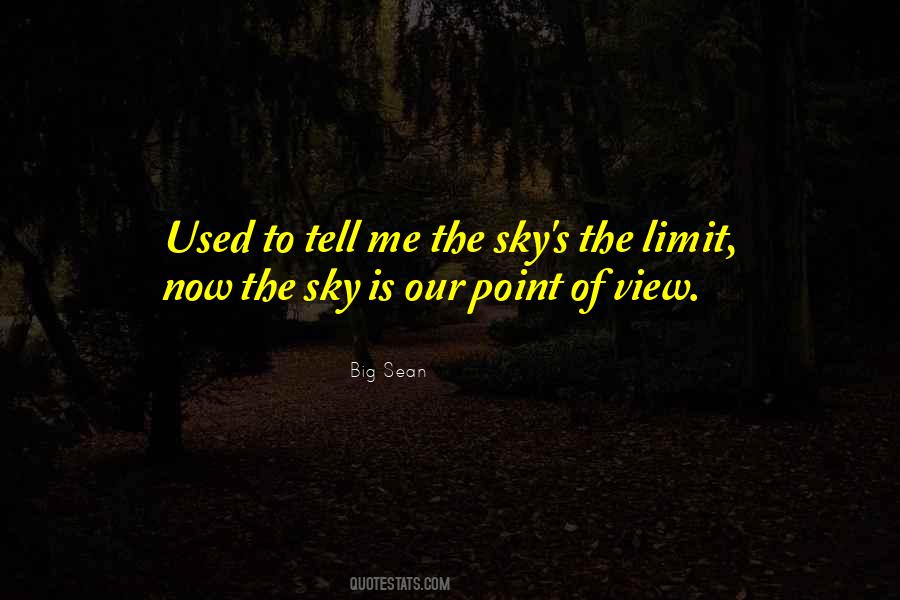 When Sky Is The Limit Quotes #650814