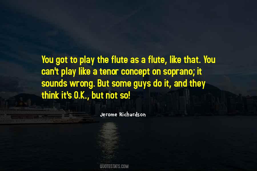 Flute Quotes #207977