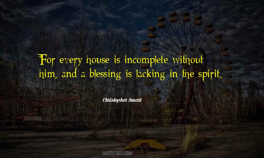 Blessing House Quotes #994611