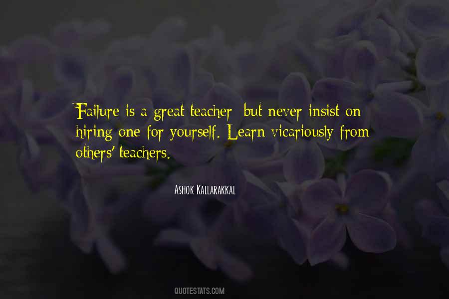 Failure Learning Quotes #1000902
