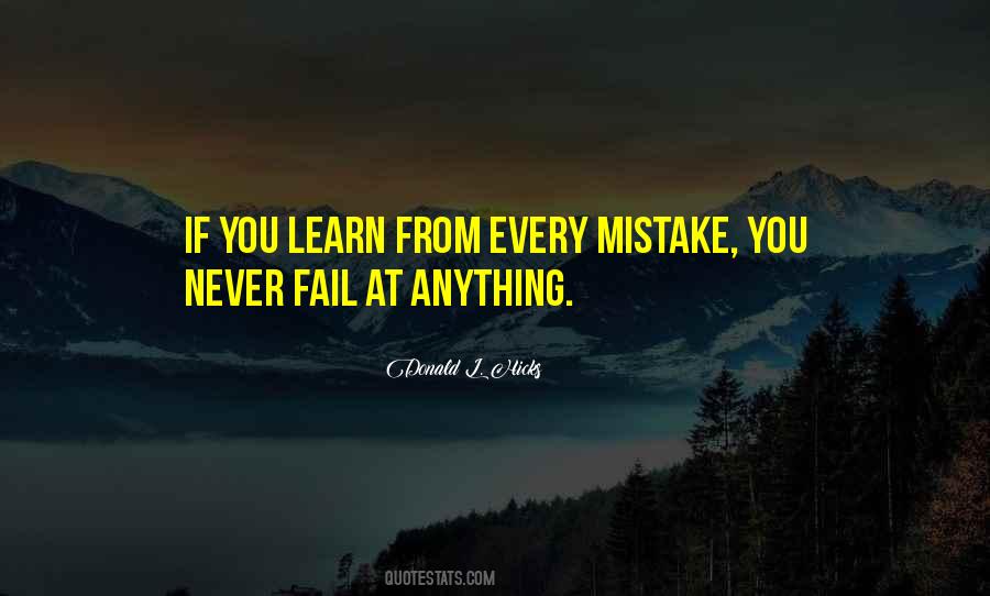 Failure Learning Quotes #1105106