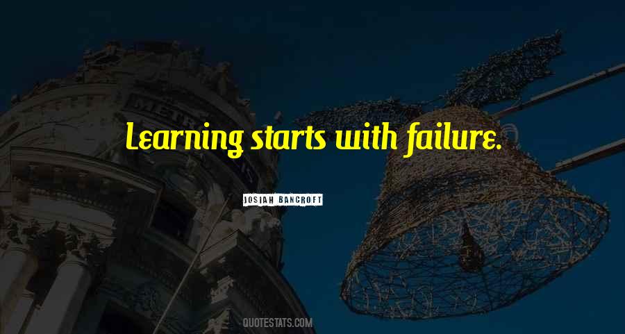Failure Learning Quotes #476124
