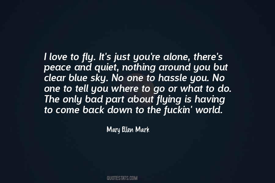 Fly Back Quotes #1093793