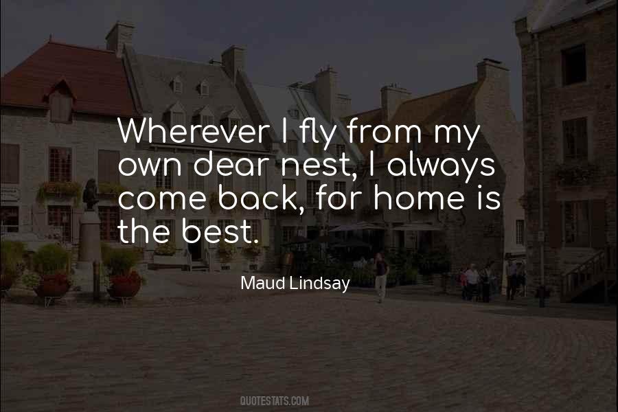 Fly Back Quotes #1244417