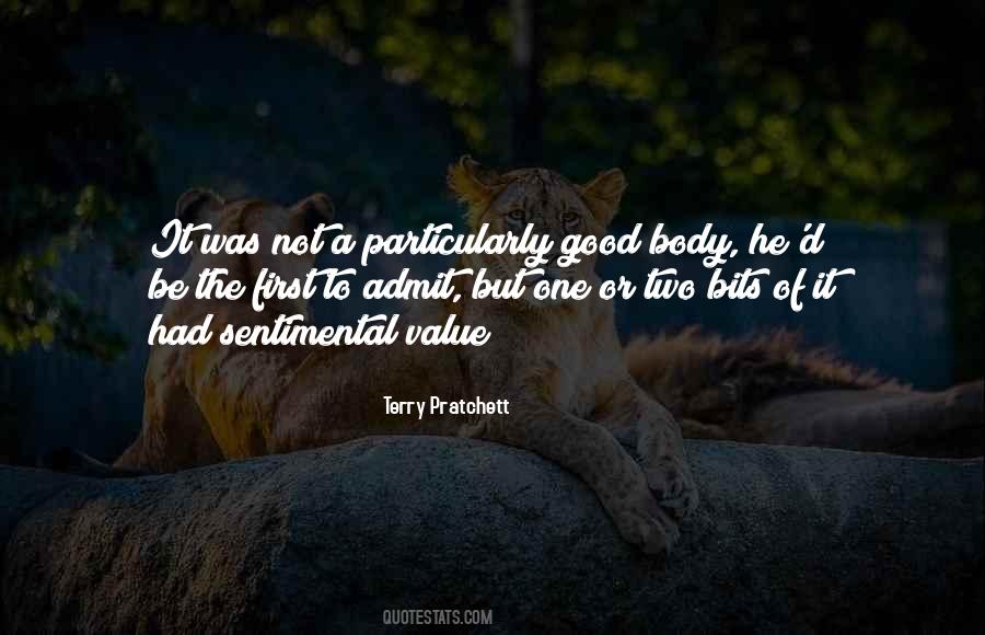Things With Sentimental Value Quotes #967246
