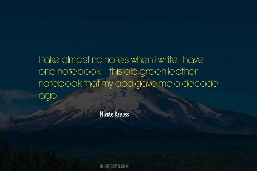 Quotes About A Notebook #626966