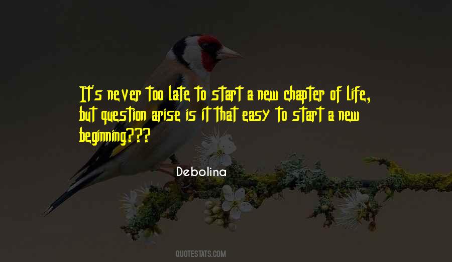 Start A New Quotes #923789