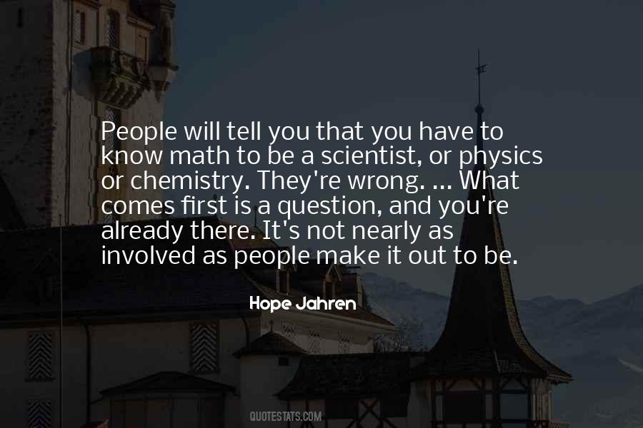 Math Question Quotes #1400394
