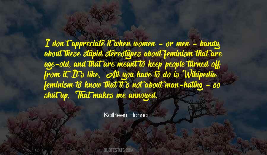 Quotes About Hating Men #1612531