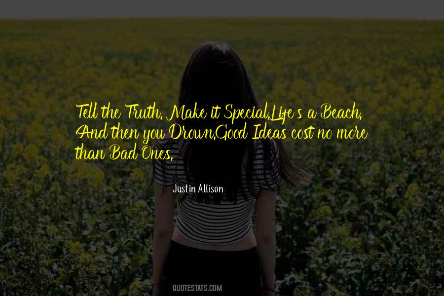 Bad Beach Quotes #1546079