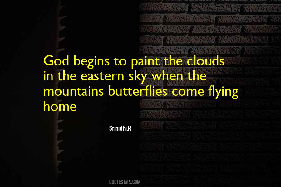 Flying Over The Clouds Quotes #999911