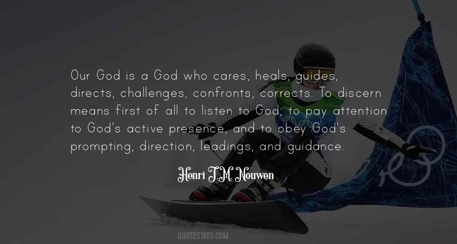God Guidance Quotes #1237855