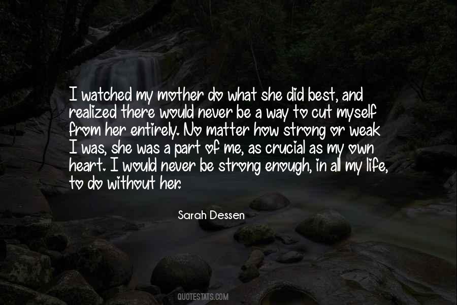 Never Be Weak Quotes #1725709