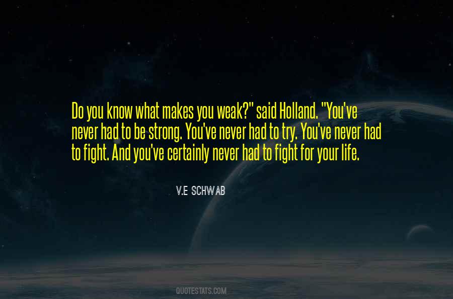 Never Be Weak Quotes #89854