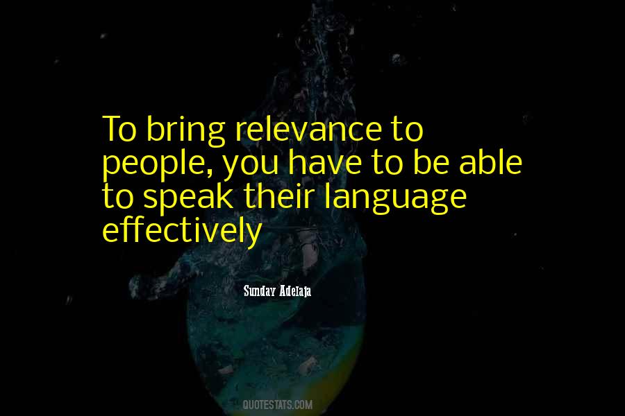 Money Language Quotes #1214471
