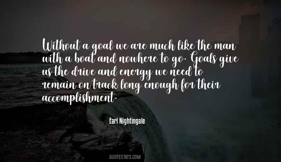 Man With Goals Quotes #726645