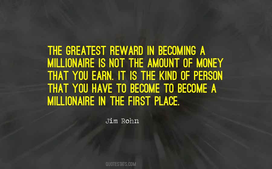 Millionaire Money Quotes #1158659