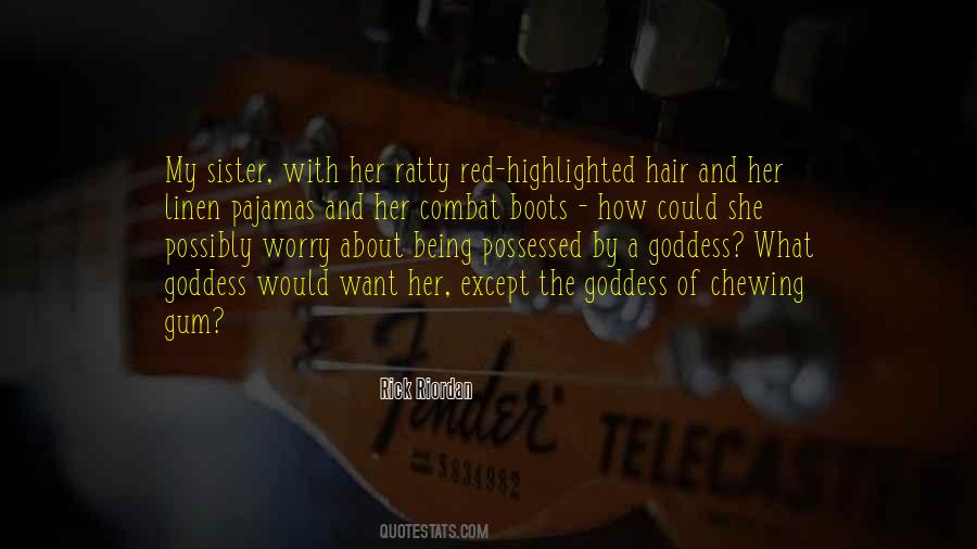 Her Hair Red Quotes #1043892