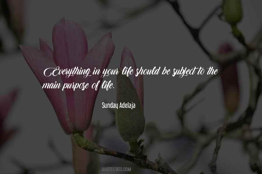 Quotes About Purpose In Everything #1400599